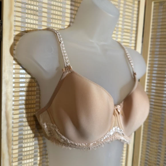 Fantasie Rebecca Molded Bra Nude/Cream Underwire Lace Trim 34D - Picture 4 of 16
